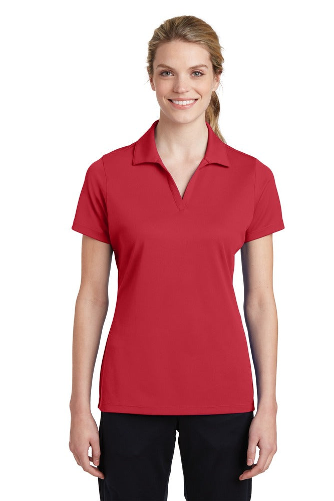 V Neck Womens Polos Sport-Tek